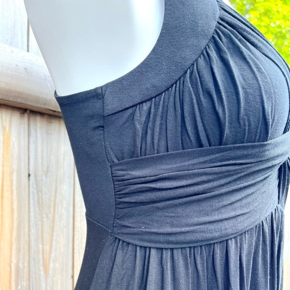 FINAL PRICE: NWT New York and Company Black Floor Length Stretchy Dress - Picture 3 of 6